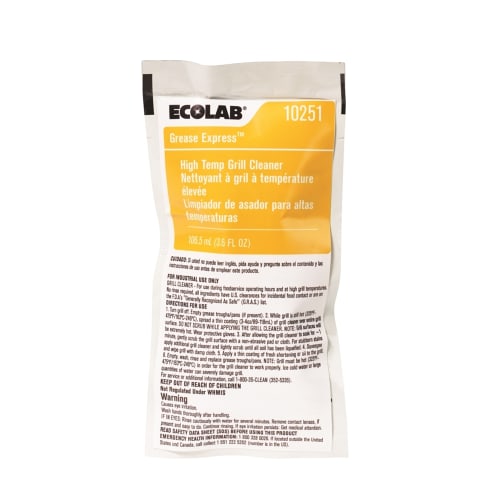 Limpiador de Parrillas para Alta Temperatura Ecolab® Grease Express, 3.6 oz, n.° 6110251